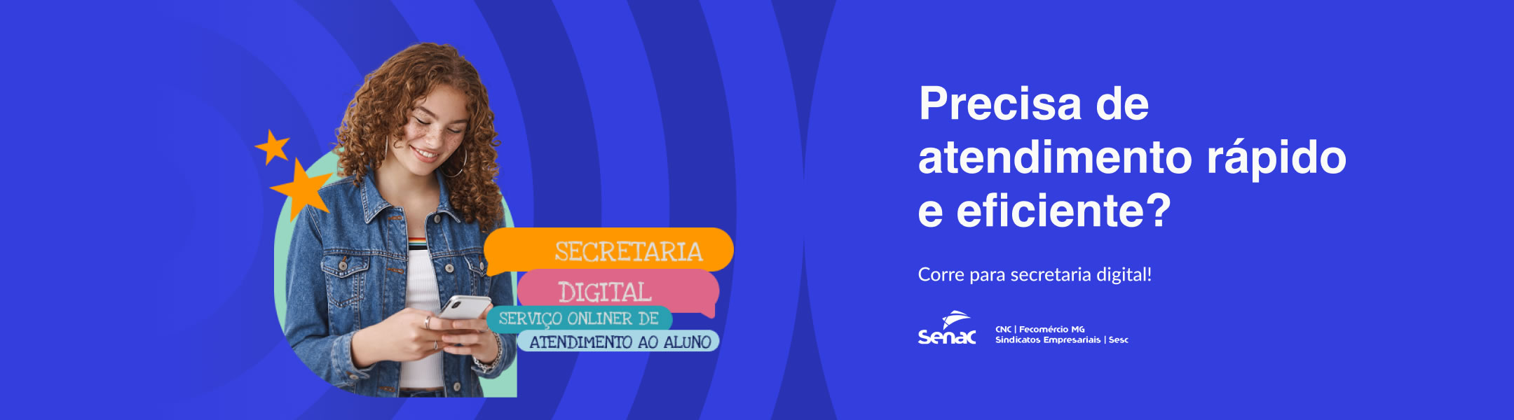 Precisa de atendimento rápido e eficiente? Acesse o serviço de atendimento ao aluno da secretaria digital.