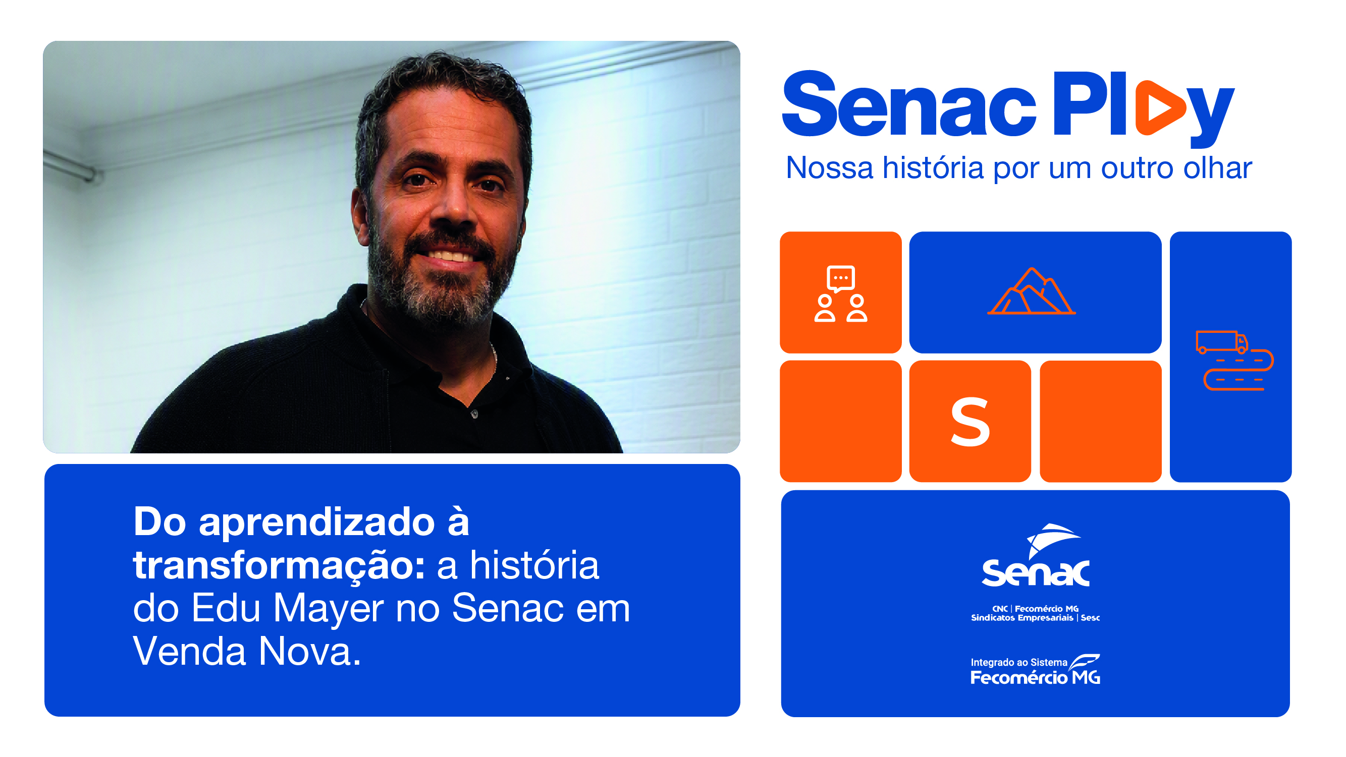 Imagem de thumbnail do vídeo Episódio 25 | Edu Mayer encontrou no Senac em Venda Nova uma forma de ampliar o impacto do seu projeto social