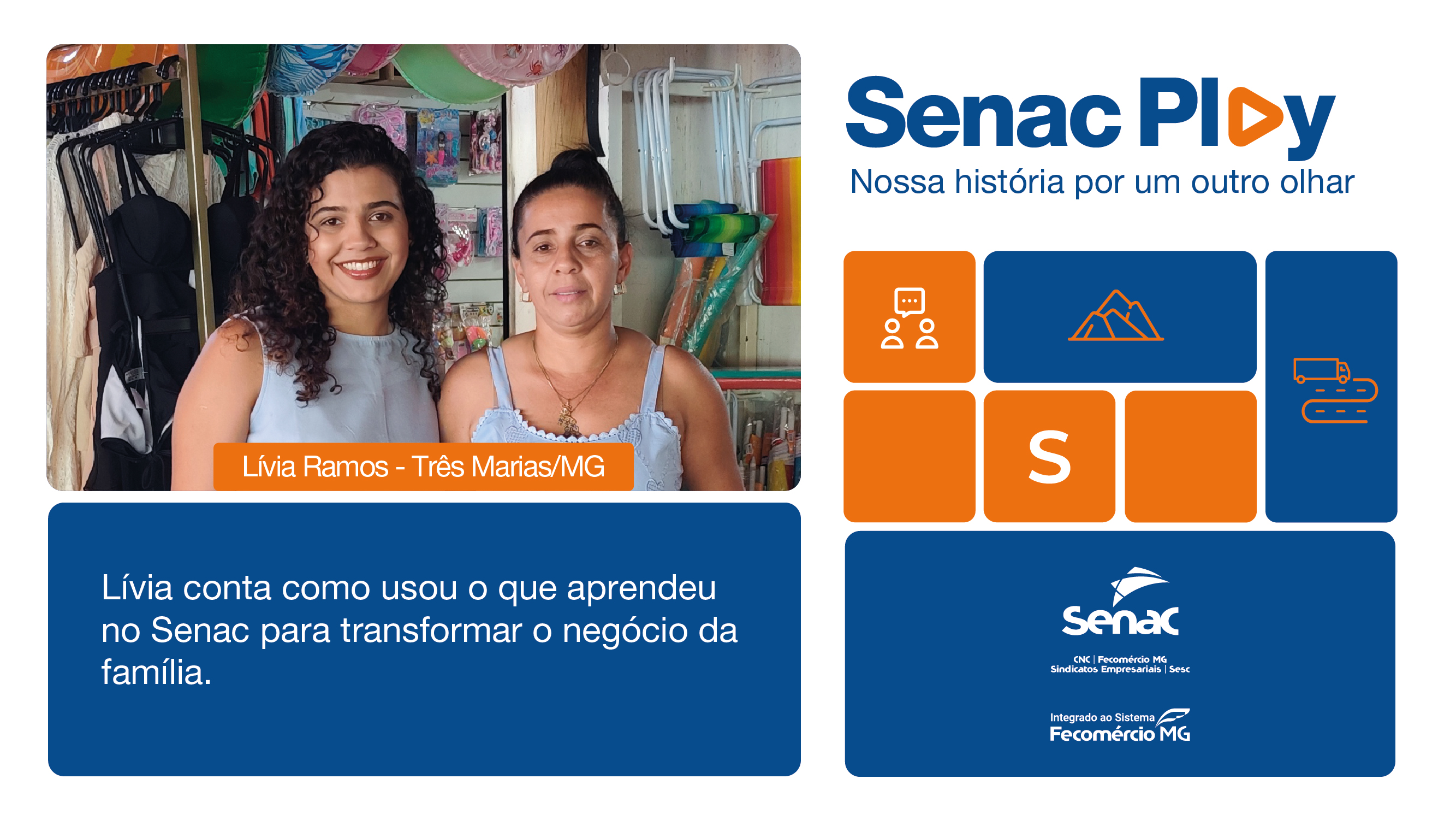 Imagem de thumbnail do vídeo Episódio 26 | Lívia conta como usou o que aprendeu no Senac para transformar o negócio da família