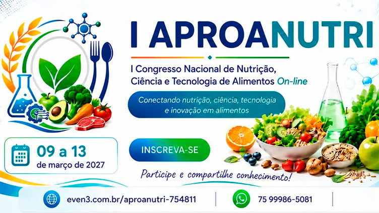 I APROANUTRI - I Congresso Nacional de Nutrição, Ciência e Tecnologia de Alimentos On-line